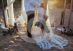 Wedding ceremony on the beach