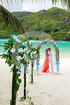 Wedding ceremony on the beach