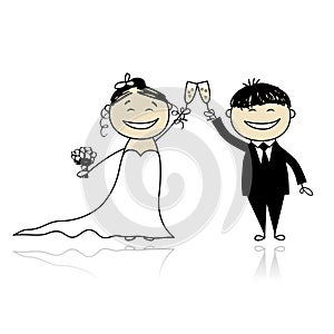 Wedding ceremony - bride and groom together