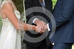 Wedding ceremony -exchange of wedding vows