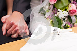 Wedding - ceremony and rings