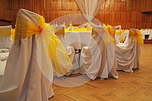 Wedding chairs decoration