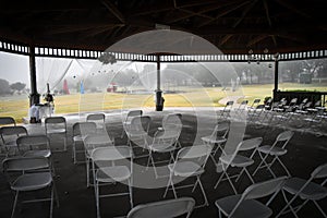 Wedding Chairs at an Outdoor Wedding