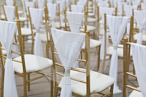 Wedding chairs photo