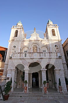 The Wedding church at Cana, built on the site of Jesus\' first miracle, Israel
