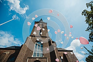 wedding church ceremony decoration flowers