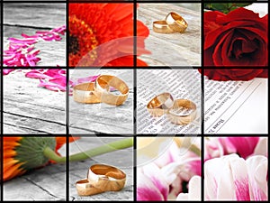 Wedding collage