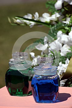 Wedding Colored Water