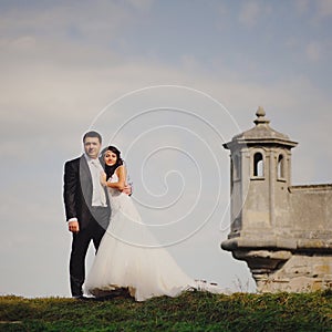 Wedding couple, groom and bride