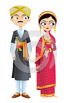 Wedding Couple of Karnataka