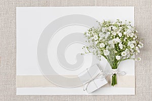 Wedding decor in ecological style