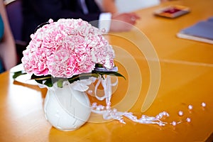 Wedding decor flowers bride photo