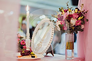 Wedding decor table