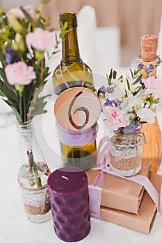 Wedding decor table