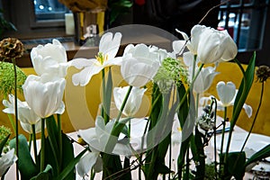 Wedding decor table setting and flowers. Wedding Flower Arrangement Table Setting Series