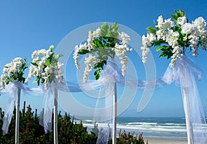 Wedding Decor White Bouquets
