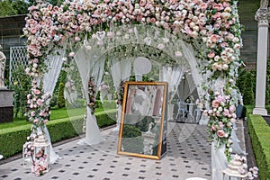 Wedding decorations for the hall