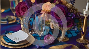 Svatba navrženy prostírání svatba scéna svatební stůl jasný barevný svatba scéna svatební stůl 