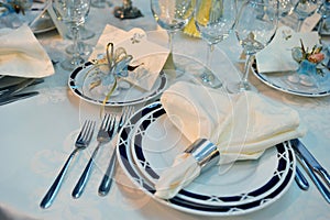 Reception table arrangement for special events