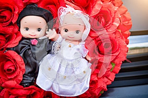 Wedding doll ,Trapped in car,wedding ceremony wedding