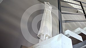 Wedding Dress On The Chandelier