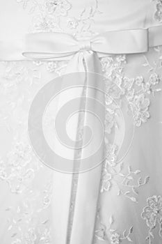 Wedding dress detail