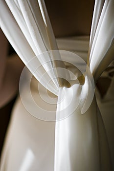 Wedding dress detail