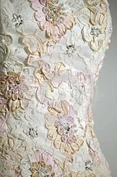 Wedding dress detail