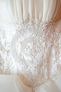 Wedding dress detail