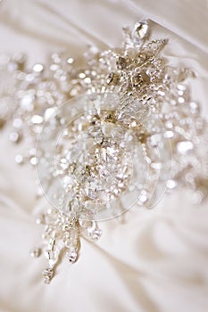 Wedding dress detail