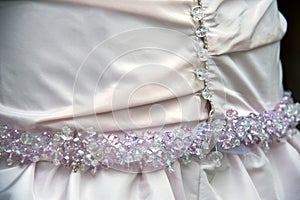 Wedding dress detail