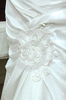 Wedding dress detail