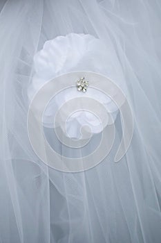 Wedding dress detail.