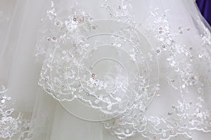 Wedding dress detail