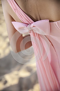 Wedding dress detail