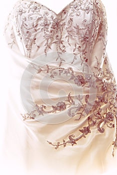 Wedding dress detail