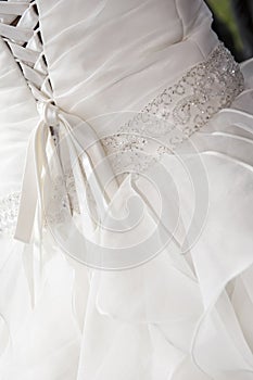 Wedding dress detail