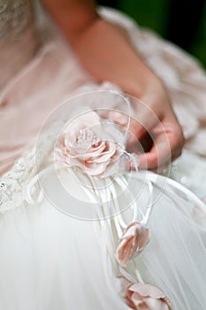 Wedding dress detail