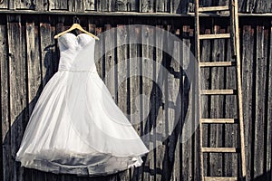 Wedding dress photo