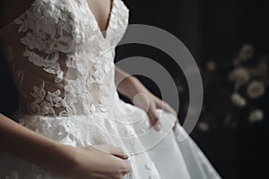 Wedding dress. Generate Ai