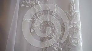 Wedding dress lace