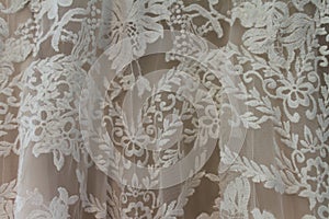 Wedding Dress Lace Texture