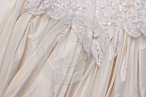 Wedding dress - rear view detail