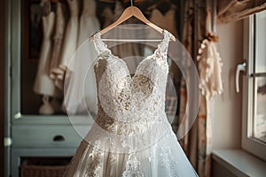 Wedding dress, wife bride lady girl woman beautiful love engagement, romantic design model marriage white, cute happy
