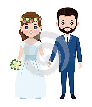 wedding elegants couple