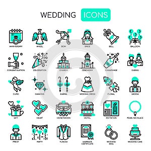 Wedding Elements , Pixel Perfect Icons
