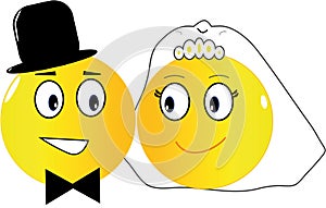 Wedding emoticons