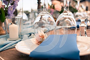 Wedding or Event decoration table setup