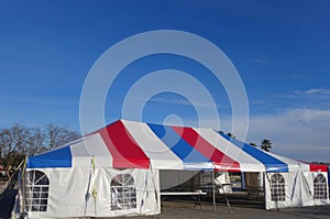 wedding or events multicolor stripe tent