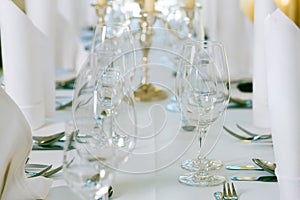 Wedding - feastfully decorated table